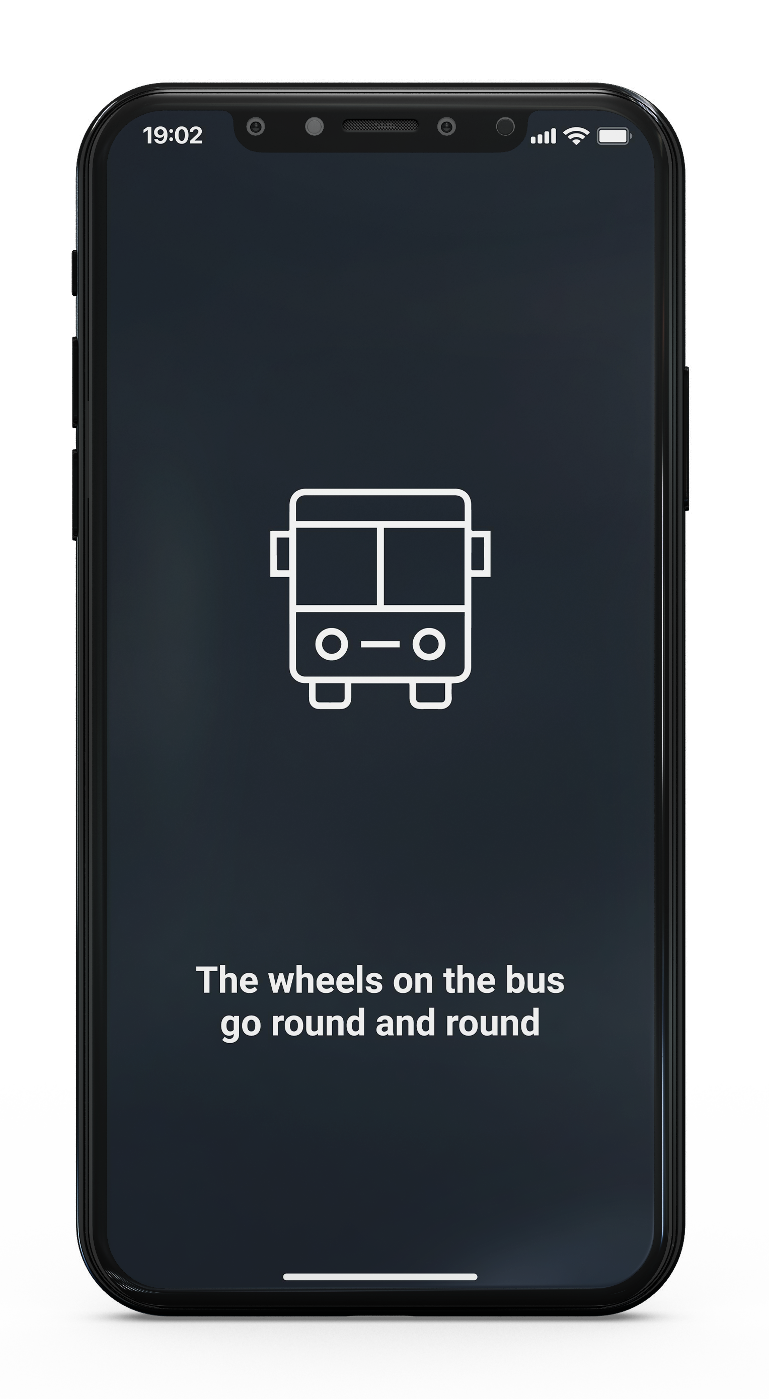 The wheels on the bus go round, loading screen