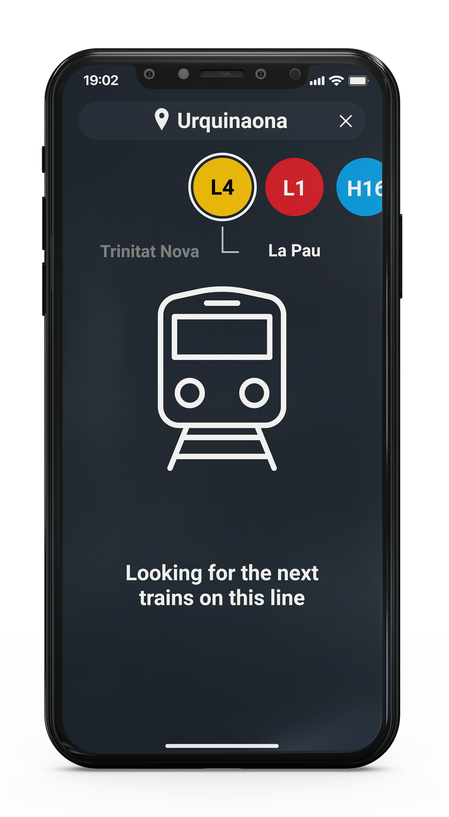 Looking for the next traind, loading screen