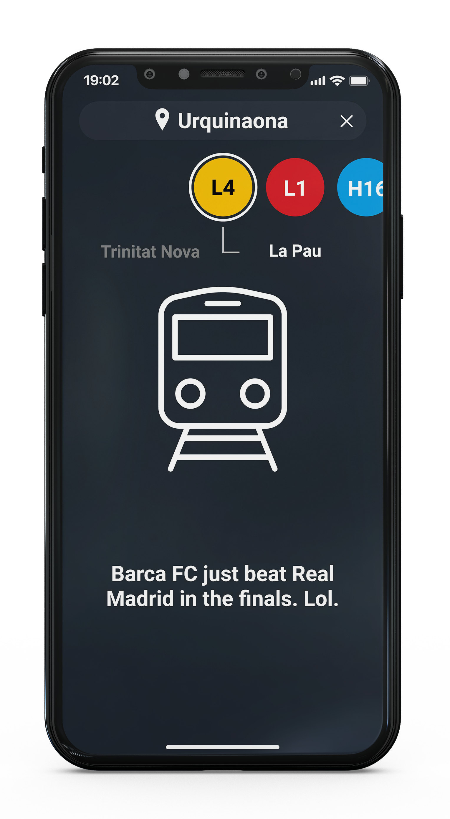Barca FC just beat Real Madrid, loading screen